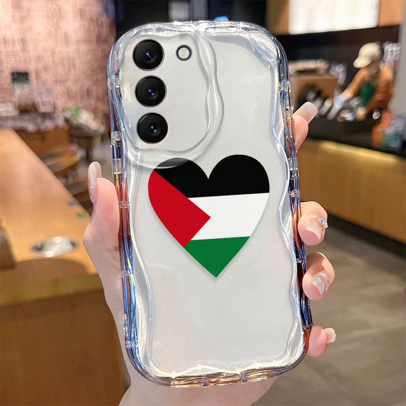 Palestine Flag Case for Samsung Galaxy A33 A32 A31 A30 A20 A24 A23 A22 A21S A20S A14 A13 A12 5G A10S A04E A04 4G A03 Core Cover