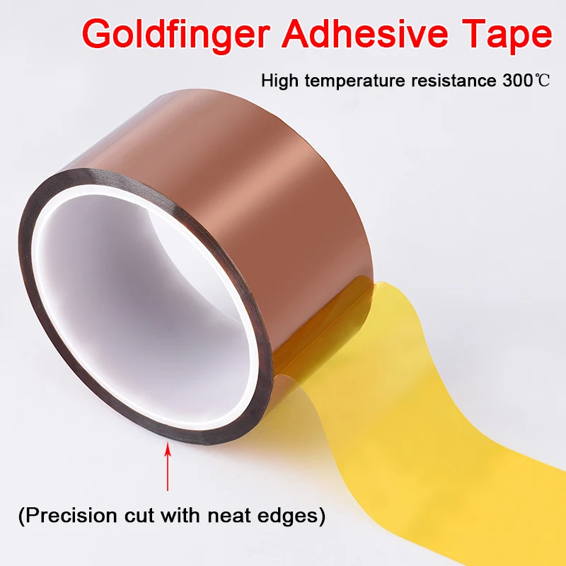 Anti Static Gold Finger Tape 33 Meters High Temperature Resistant Circuit Insulation Heat Insulation Welding Protection Tape