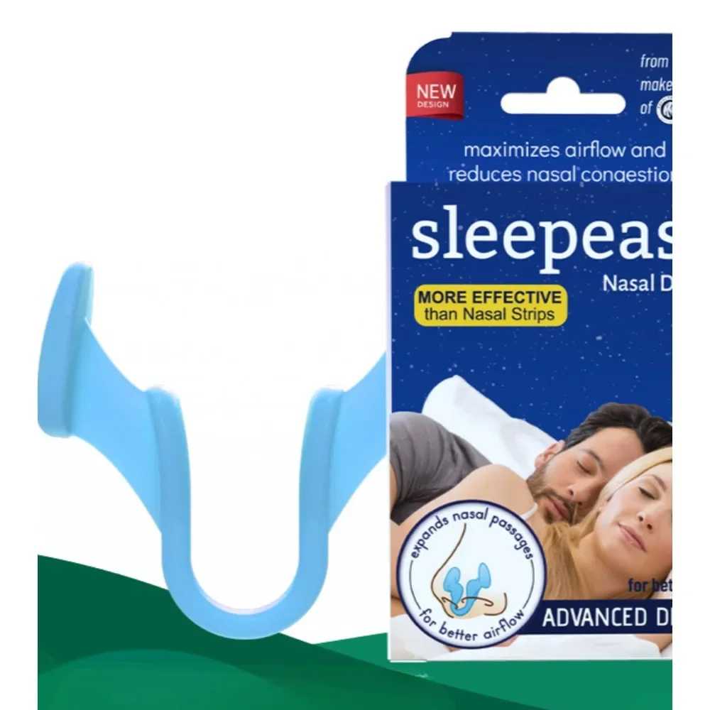 New 1Pcs Silicone Nose Clip Anti Snoring Nasal Dilator Stop Snore Aid Easy Breathe Improve Sleeping Rhinitis