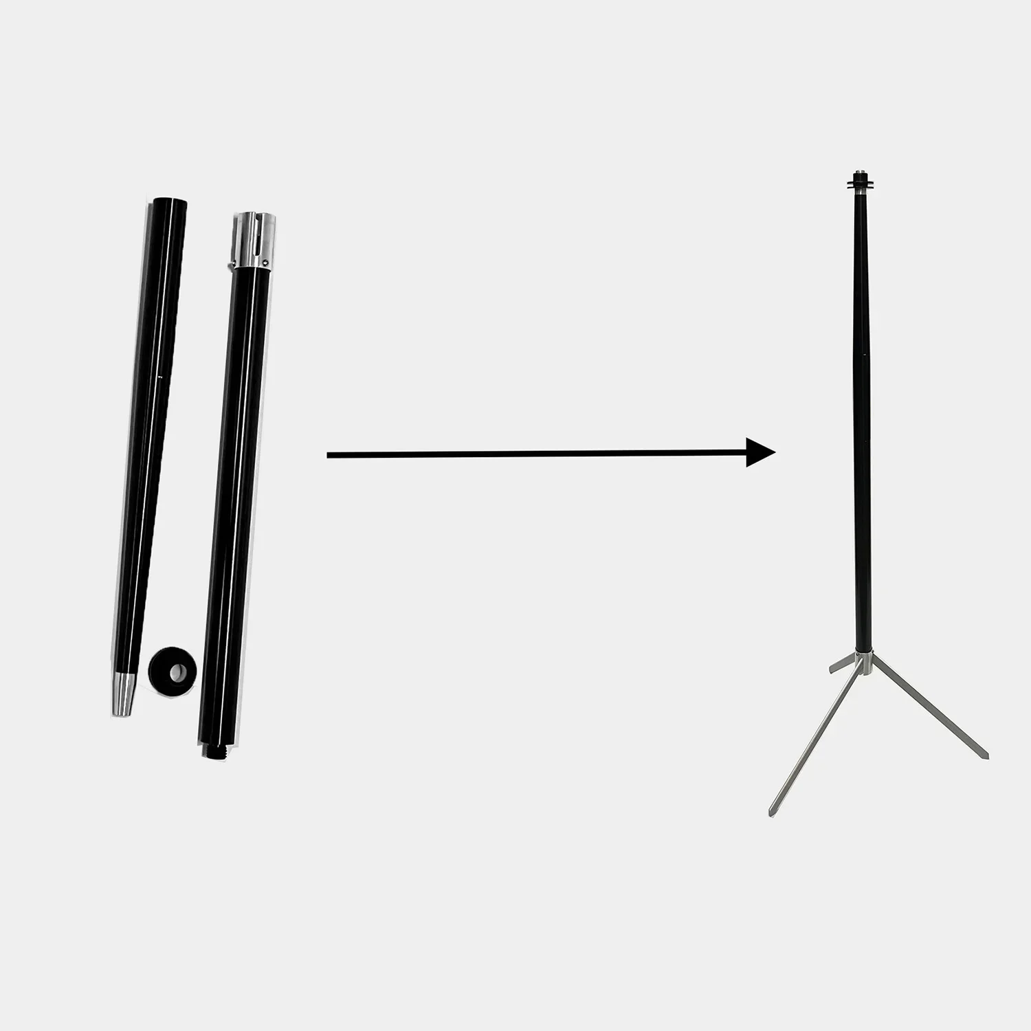 New Cane To Table (No Hat) Magic Tricks Stick To Three Legged Stand Stage Street Show Magia Accessories Magician's Props Funny