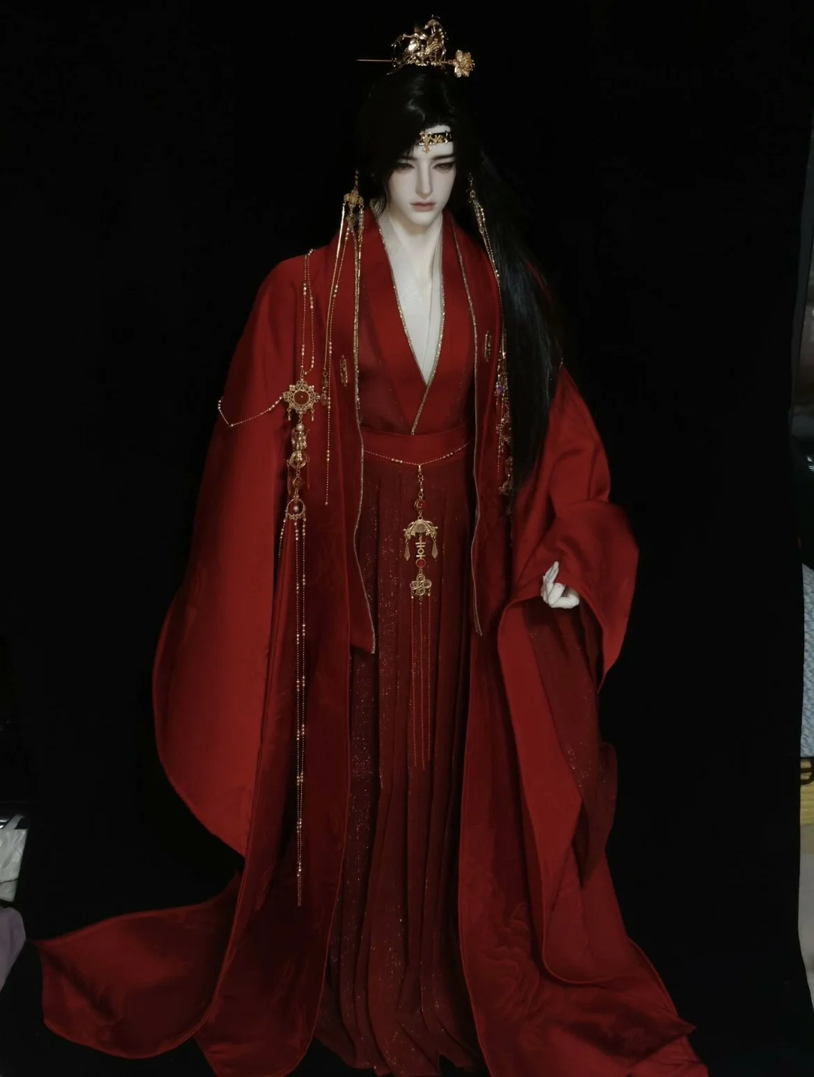 

Doll accessories 1/3 BJD crane hair crown, Iride-colored anti-pearl crown toy alloy protective color four-leaf free shipping