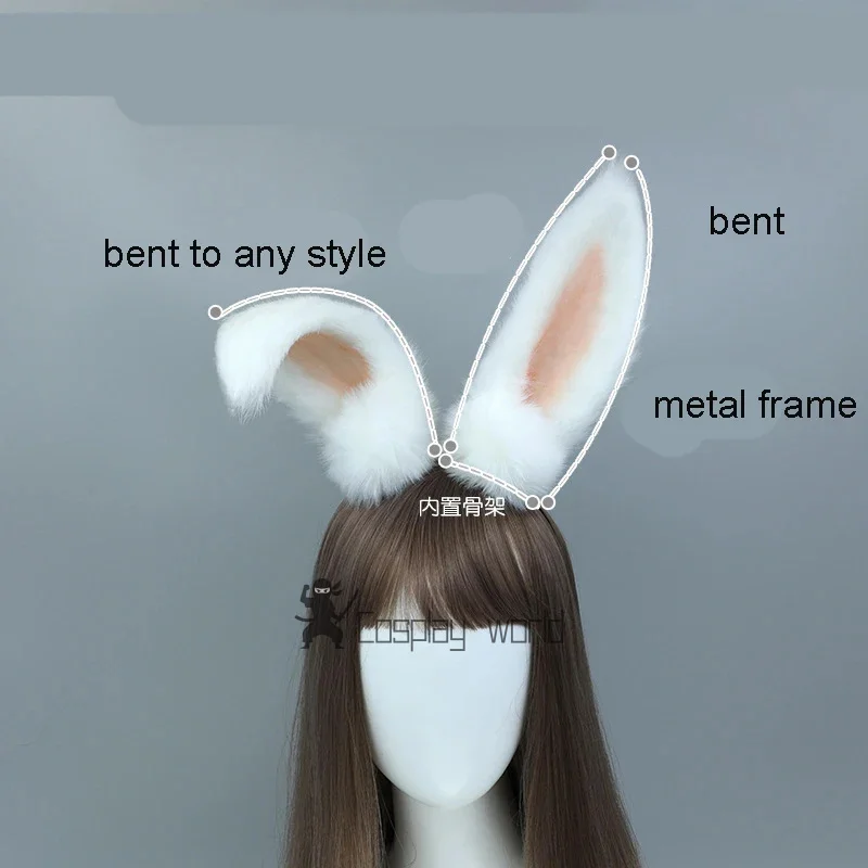 أرنب عيد الفصح نمط أغطية الرأس النساء الفتيات الإطار المعدني حفلة تأثيري حلي الدعامة رئيس ارتداء عازمة هالوين عيد الميلاد هدية عيد ميلاد