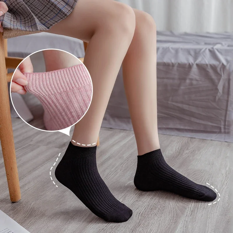 Chaussettes courtes dépistolet antes pour femmes, 98% coton, haute qualité, nouveau document solide, chaussettes d\'été dépistolet antes,