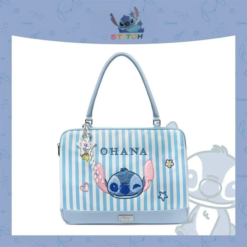 

Stitch Laptop Bag Embroidered Hand-held Daily Casual Single Shoulder Anti Fall and Shockproof Design Crossbody Bag Festival Gift