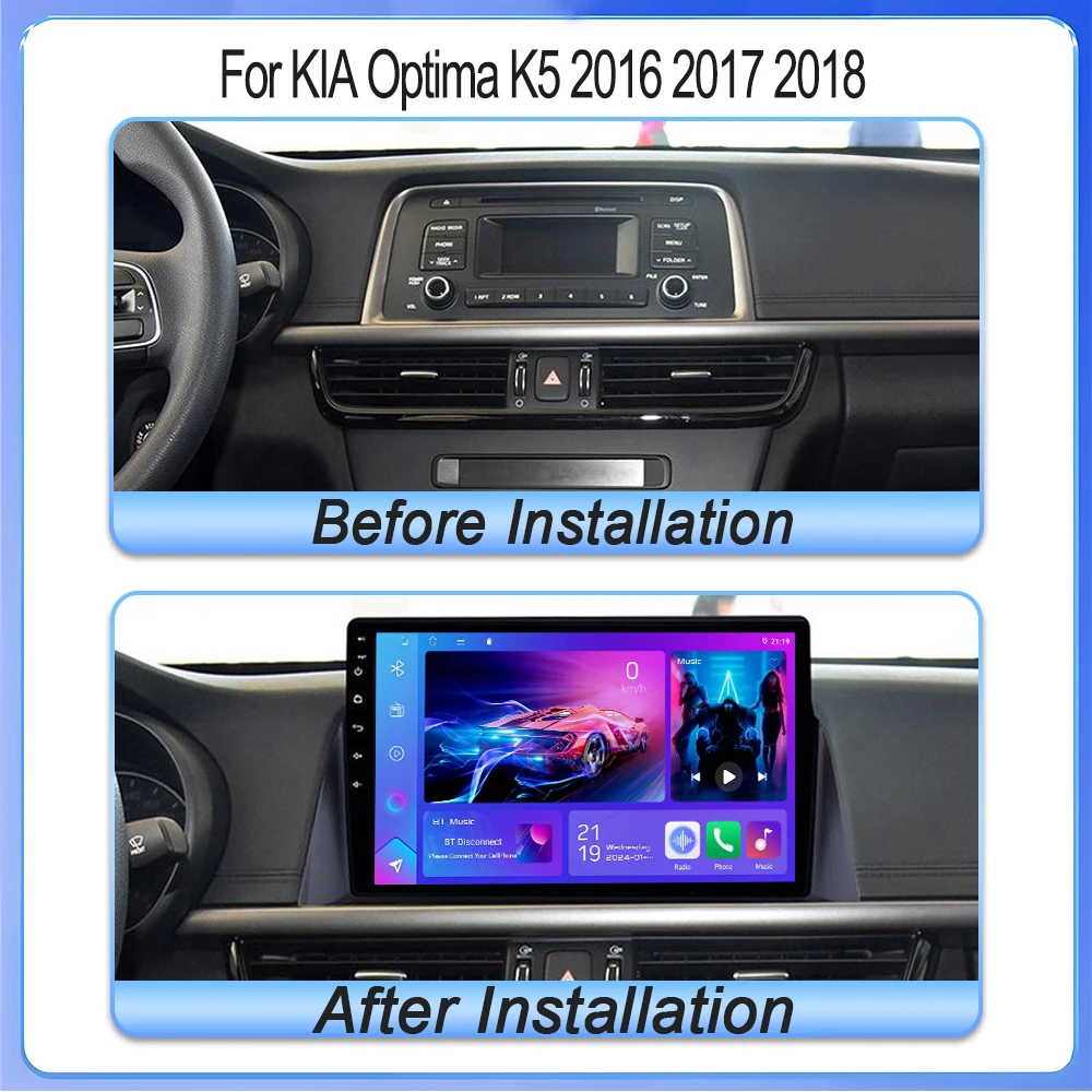 لكيا أوبتيما K5 2016 2017 2018 لا 2din DVD الملاحة Autoradio Carplay أندرويد راديو تلقائي سيارة الوسائط المتعددة لتحديد المواقع واي فاي 5G 8 كور #2