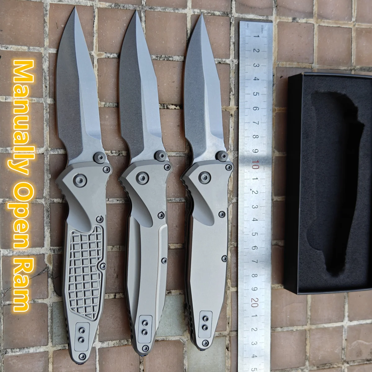 JUFULE New SocomRL Manual Open Titanium Handle Folding Knife Ceramic Bearing Pocket Camping Hunting Outdoor VG10 Blade EDC Tool