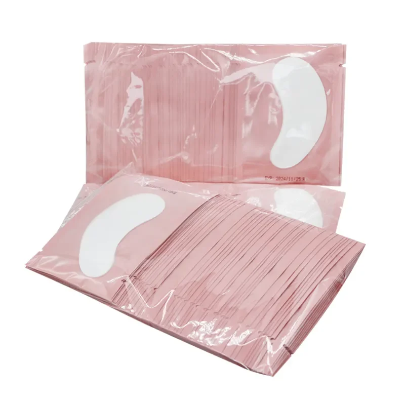 100 paires d'autocollants sous les yeux pour extensions de cils, patchs de faux cils pour la construction des paupières et aide au maquillage