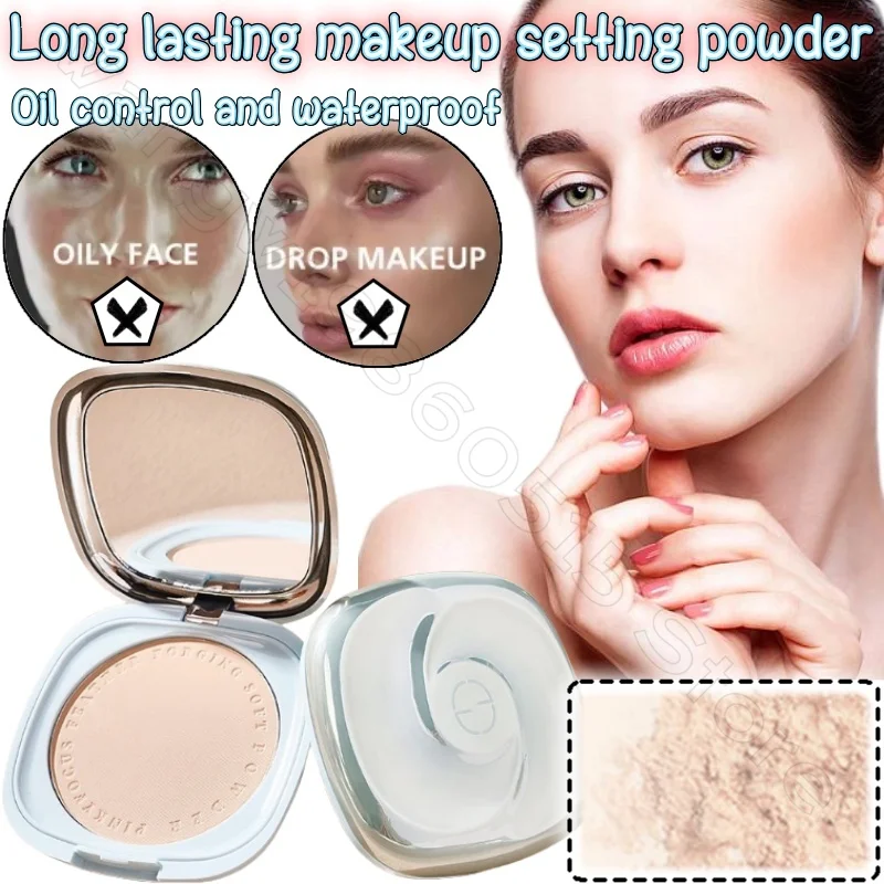 

Long-lasting Setting Powder Concealer Oil Control Non-removable Waterproof Sweat-proof Microdermabrasion Honey Powder Foundation