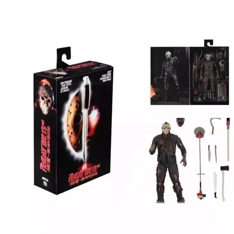 NECA 42003 Jason Black Friday New Blood Edition 7-inch Boxed Movable Doll Hand-made Model Christmas Gift