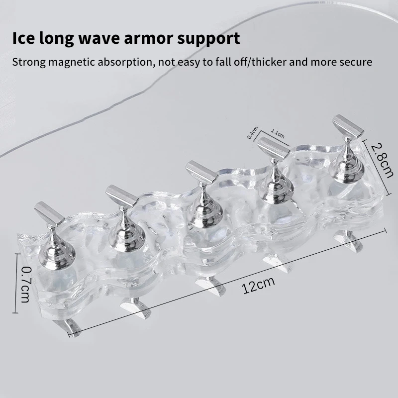 Магнитная прозрачная база для практики ногтей инструменты форма ледяного торта Сильный магнитный стенд поддельные ногти дисплей ногтей поддержка ногтей