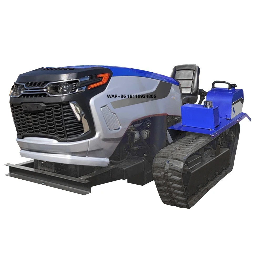 25 4WD Multifunctional Crawler Type Rotary Tiller Field Cultivator with Engine