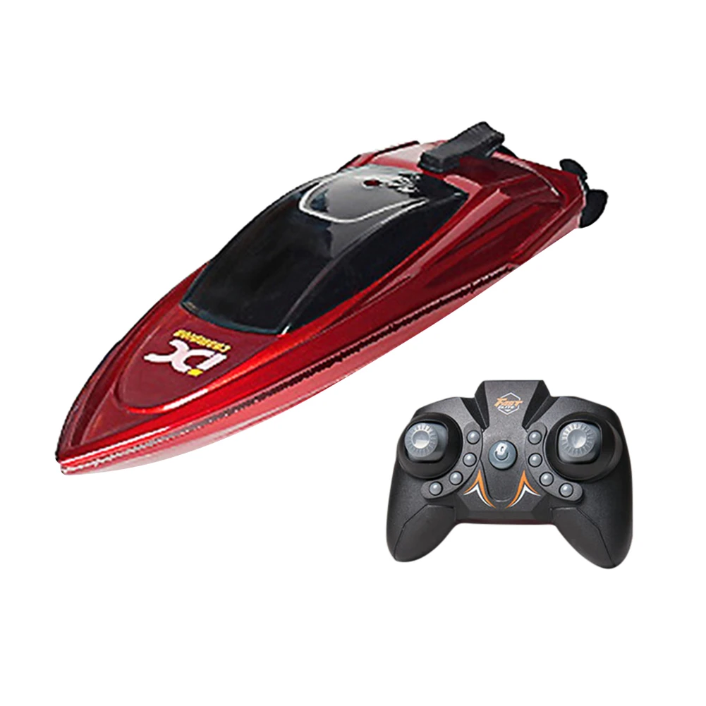 2.4GHz Electric RC Speed Boat Remote Control Watercraft Ship with LED for Kids Adults Holiday Birthday Party Gifts