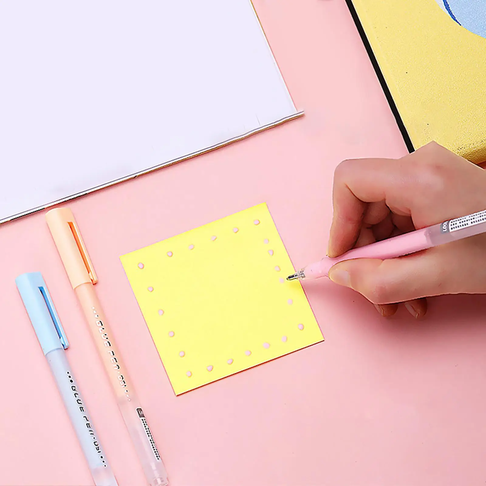 fast-dry-dot-glue-pen-press-type-pen-creative-gift-multicolor-stable-dispensing