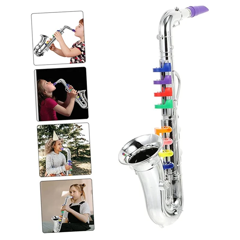 1 Piece Children's Musical Instruments Children's Saxophone Music Toys Wind Instrument