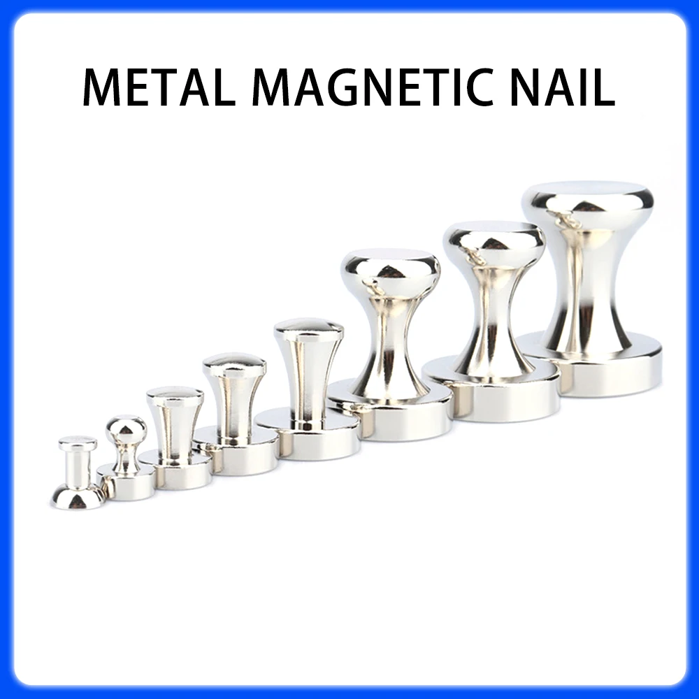 Pregos magnéticos de metal d16x20, unhas magnéticas fortes d11x13mm, pastas de geladeira, placa branca, escritório, ímã poderoso, percevejo d12 * 16