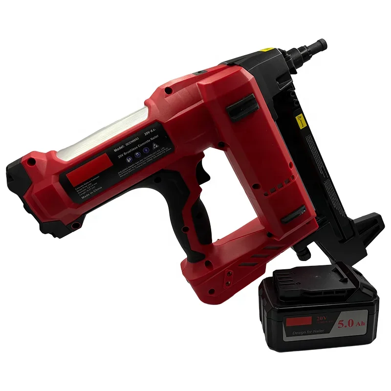 Wireless Light weight  No Gas Cordless Battery powered Nailer Chinese Manufacturer  Custom Nail Gun High End alternative