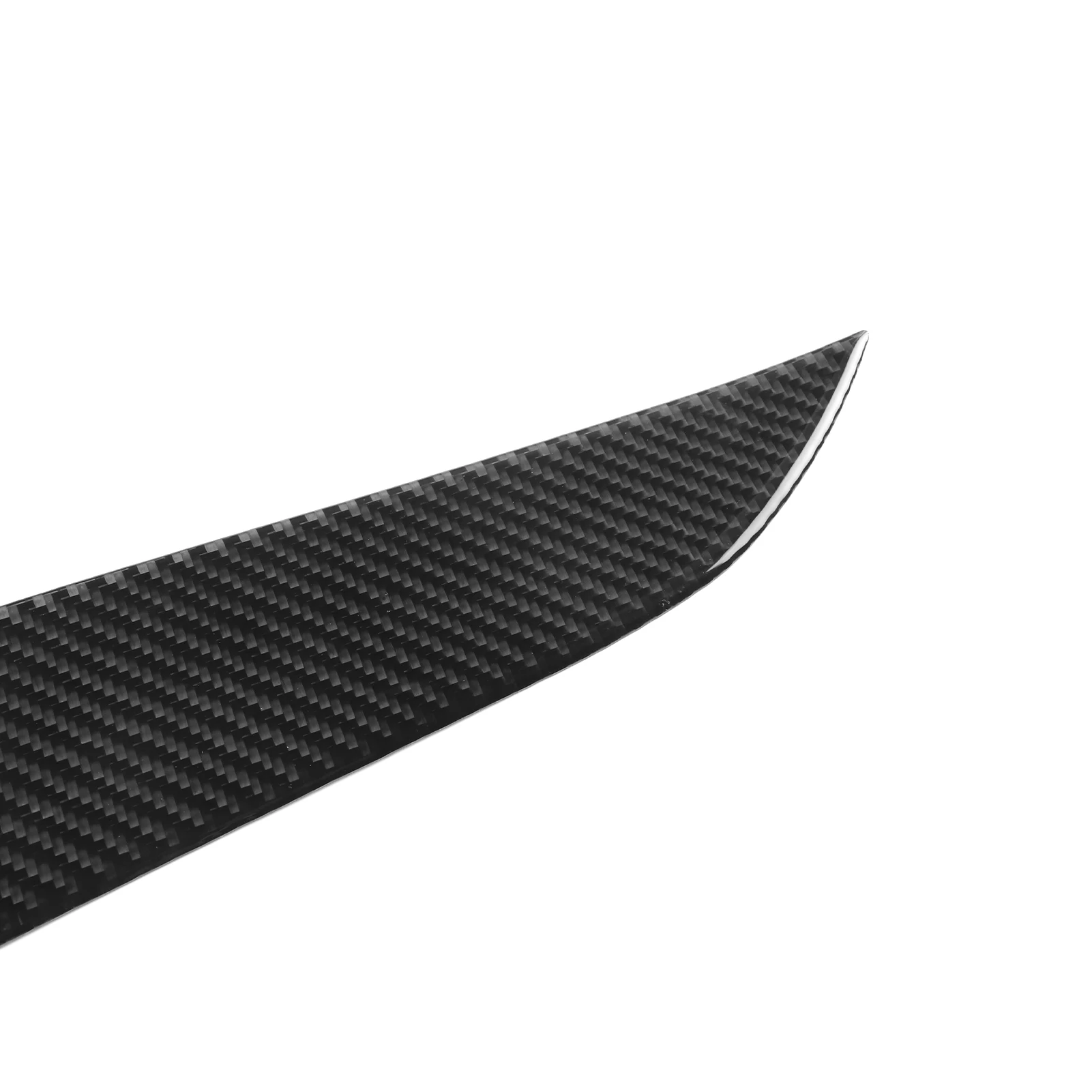 For Tesla Model Y 2023-2025 Real Soft Carbon Fiber Car Interior Full Door Inner Armrest Window Lift Switch Panel Cover Set 4Pcs