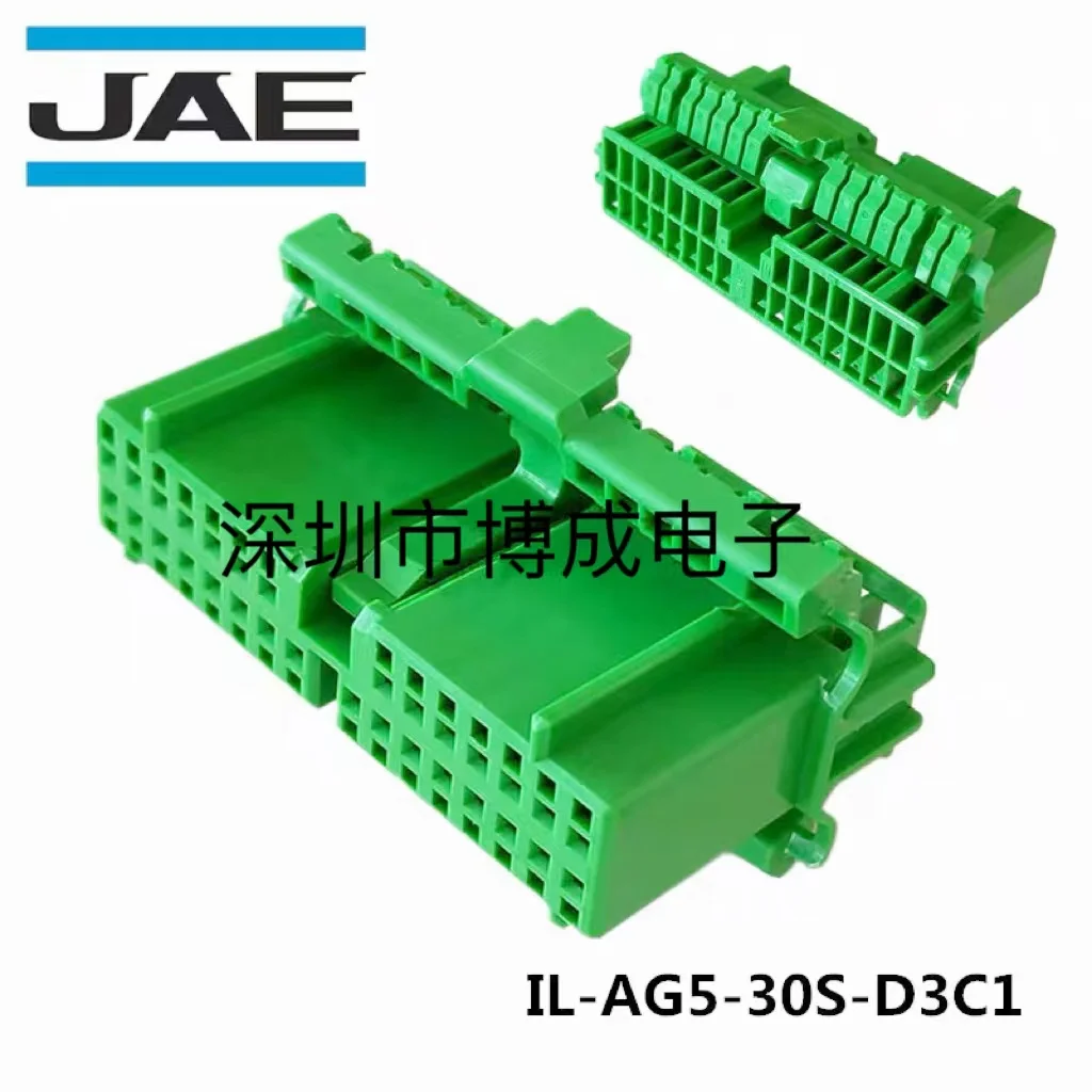 10 peças. Conector duplo StR Crimp, Série IL-AG5-30S-D3C1, IL-AG5, 30POS