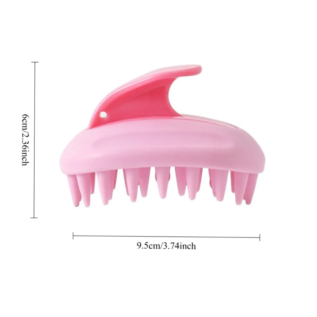 Cepillo de champú 2 en 1, peine para masaje del cuero cabelludo, peine para lavado de cabello, uso seco y húmedo, cepillo de ducha para masaje corporal, herramienta de peluquería