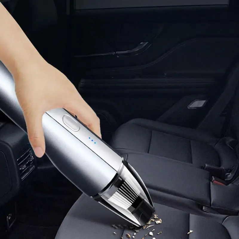 

Handheld Vacuum Cleaner 50000Pa Car Detail Vacuum Cleaner 120W Air Duster With 2 Nozzles For Home Automotive Pet Hair Dust