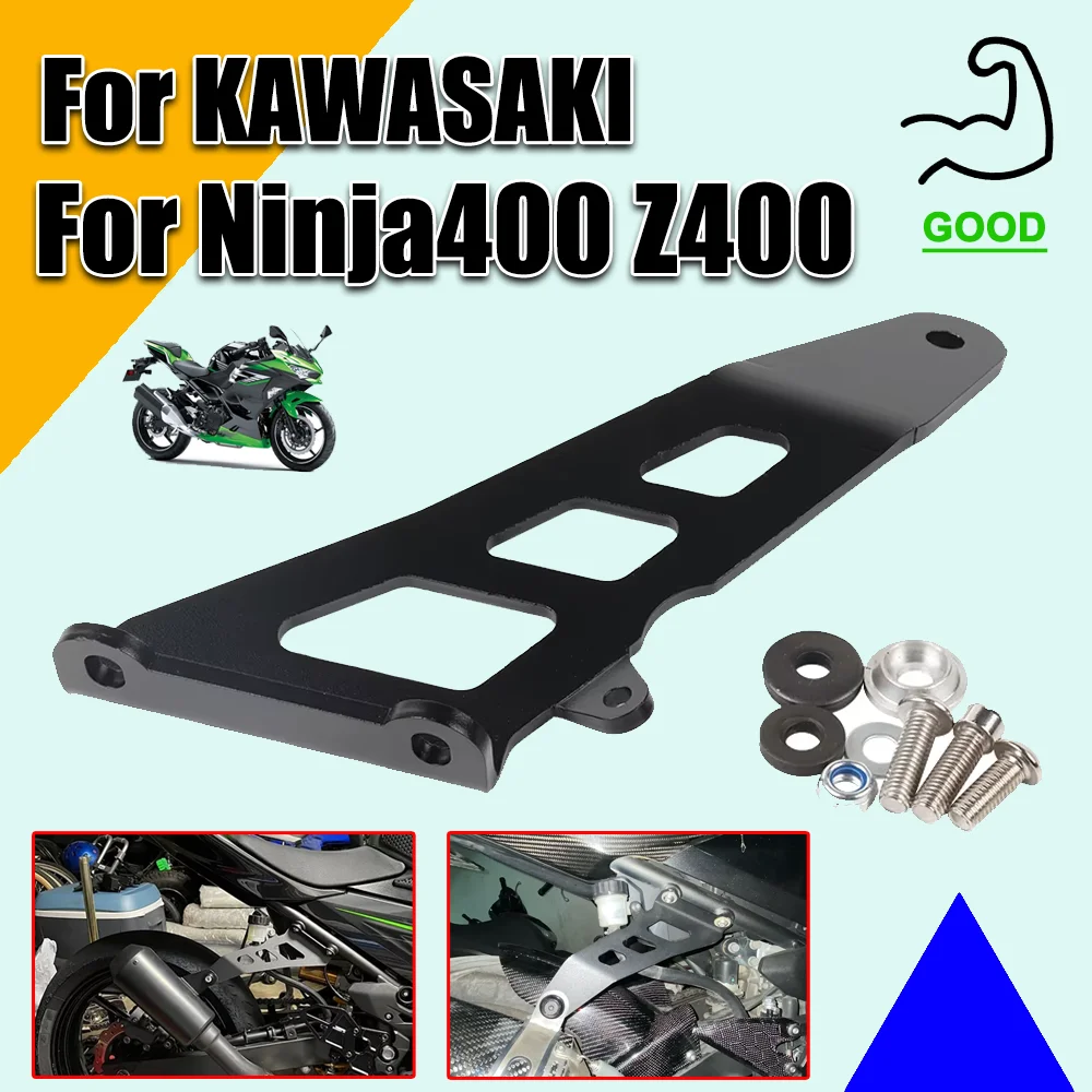 

Аксессуары для мотоциклов, вешалка для выхлопных газов, опорный кронштейн глушителя для KAWASAKI NINJA 400 Ninja400 Z400 Z 400 2018-2023 2022 2021