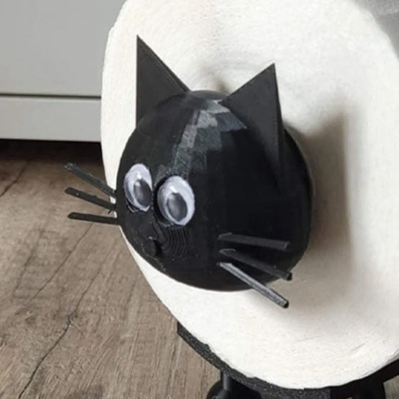 Porg-cat pemegang rol kertas Toilet, Set kamar mandi penyimpanan rol handuk kertas dekorasi kamar mandi lucu