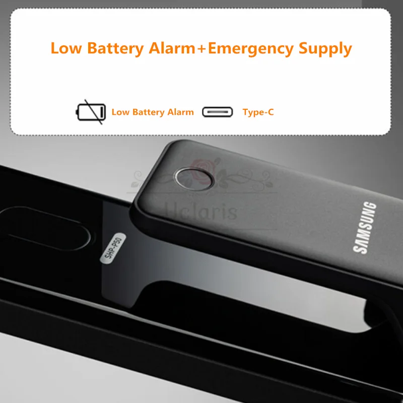 Samsung Smart Digital Fingerprint Lock SHP-P50 Intelligent Home Anti-theft Door Electronic Password Doorlock