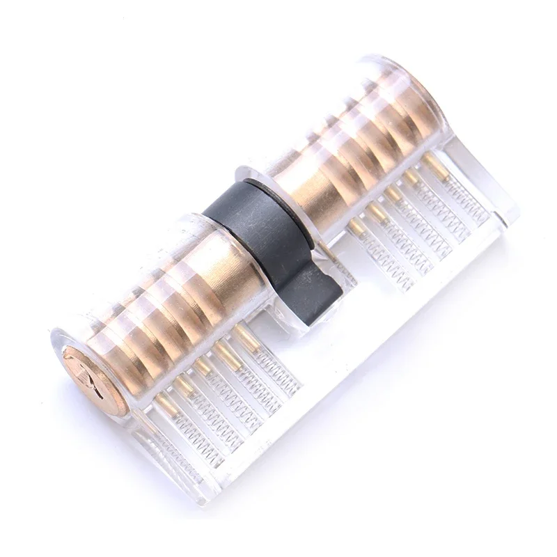 1 Pcs Transparent Locksmith Locks Cutaway Training Skill Professional Visible Practice Padlock Copper Lock Pick Tools Hardware