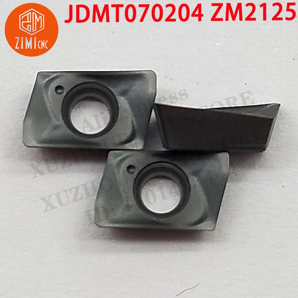 JDMT070204 ZM2125 جدمت 070204 إدراج طحن كربيد تحول أداة CNC القاطع ميكانيكي مخرطة معدنية قطع الشفرة إدراج كربيد