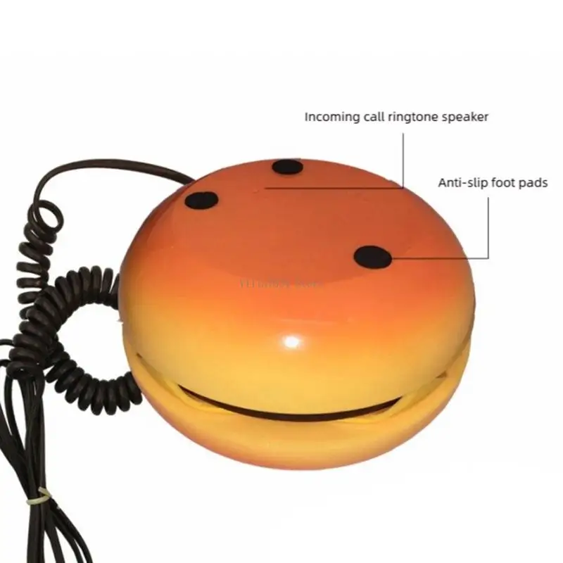 Hamburger Telephone Landline Phone Phone Telephone Novelty Emulational Hamburger