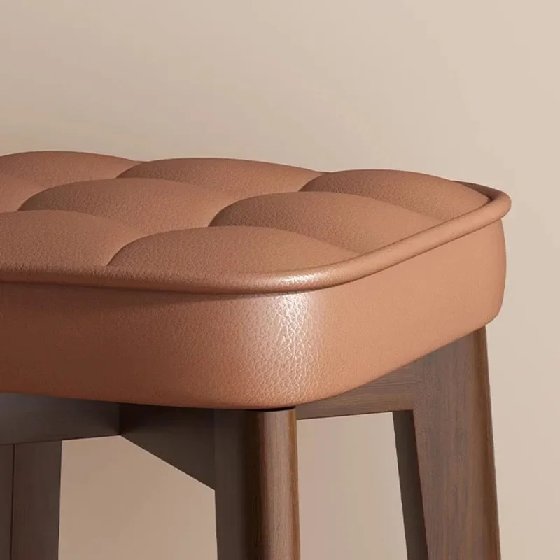 

Comfortable Indoor Dining Stools Upholstered Salon Makeup Benches Portable Tabouret Pliant Portable Meuble Cuisine Furniture