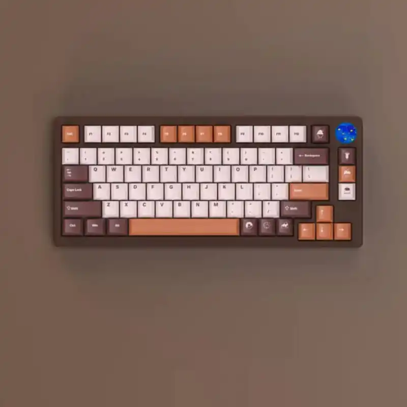 Low Tea Cherry Profile Keycaps, 155 teclas, Dye-Sublimação PBT para teclado mecânico