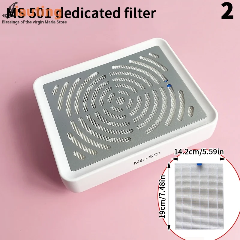 

Nultiple Models Nail Vacuum Cleaner Specialized Filter Nail Dust Storage Filter Element Manicure Screen Plate Brushless