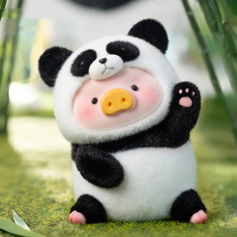 2024 New Lulu The Piggy Panda Lulu Series Elevator Garage Kit Plush Doll Cute Christmas Gift Trendy Toy Collection