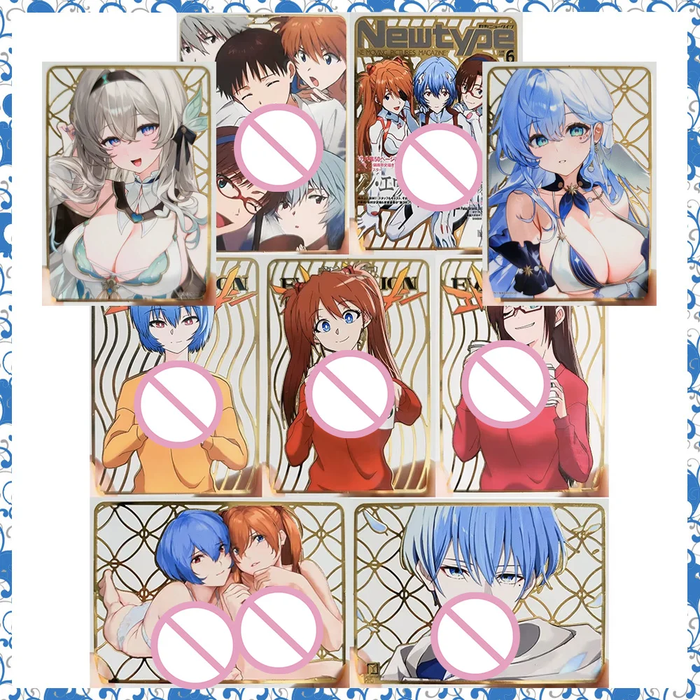 

Коллекционные карты DIY ACG Goddess Story Аниме Аянами Рей Аска Лэнгли Сорю Сексуальные металлические карты Игры Игрушки Праздничные подарки на день рождения