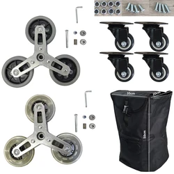 Cargo Trolley Wheel Hardware Accessories  Stair Climbing Shopping Cart Replacement Wheels Trolley Casters for Shopping Laundry