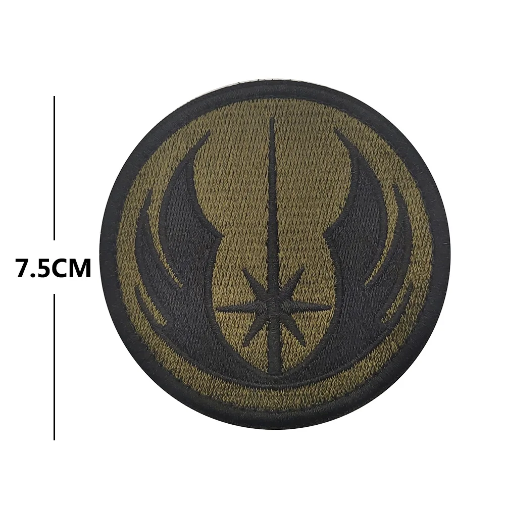 Planet Jedi Order The Mandalore Bounty Hunter Boba Fett Emblem Embroidered Armband Embroidered Patches for Clothing Embroidery