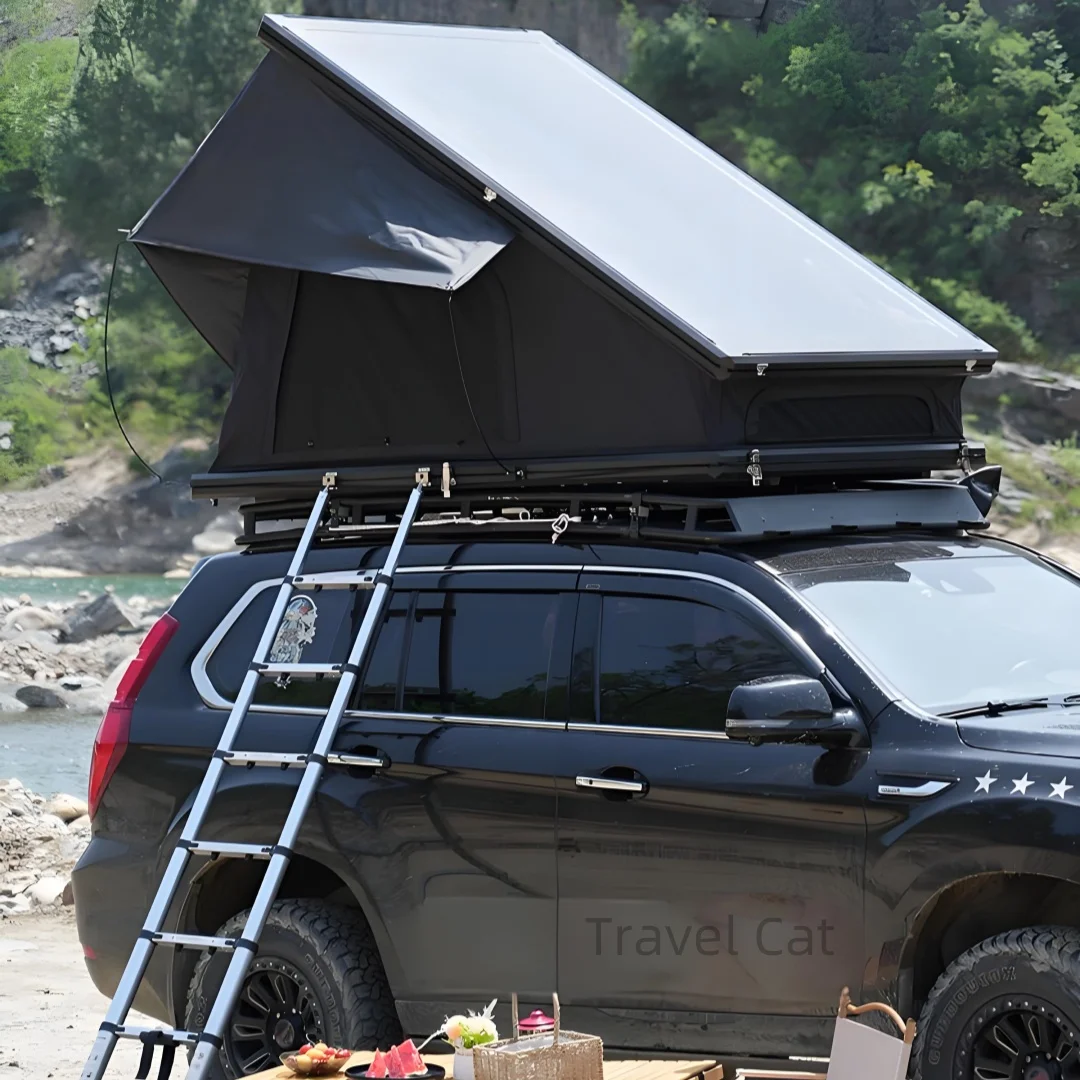

Travel Cat 4x4 Быстрая установка Водонепроницаемая автомобильная палатка на крыше с твердым корпусом для кемпинга 2-местная палатка с твердым корпусом на крыше для 4WD 4x4 Off-road