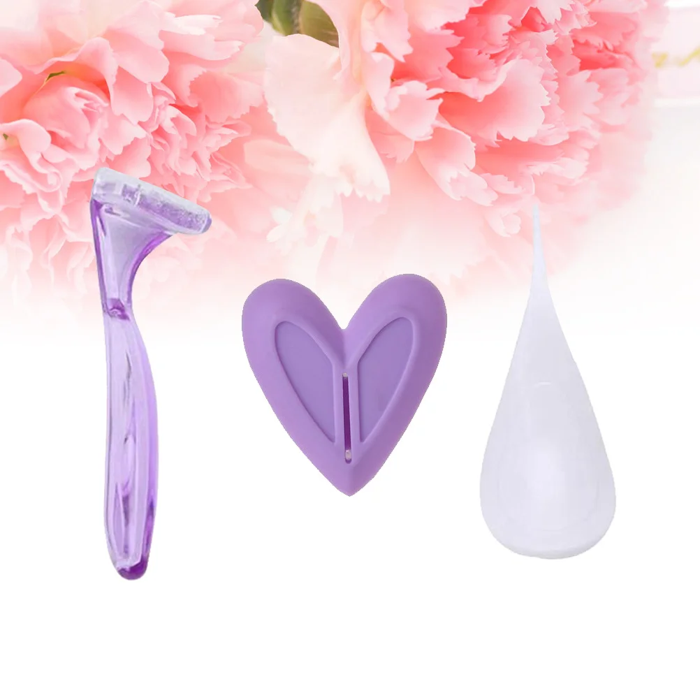 3 قطعة بيكيني المتقلب البلاستيك النساء أدوات الحلاقة الخاصة للجسم تحت الإبط الشعر الحلاقة بيكيني ماكينة حلاقة السيدات المتقلب الجلد الناعم #2