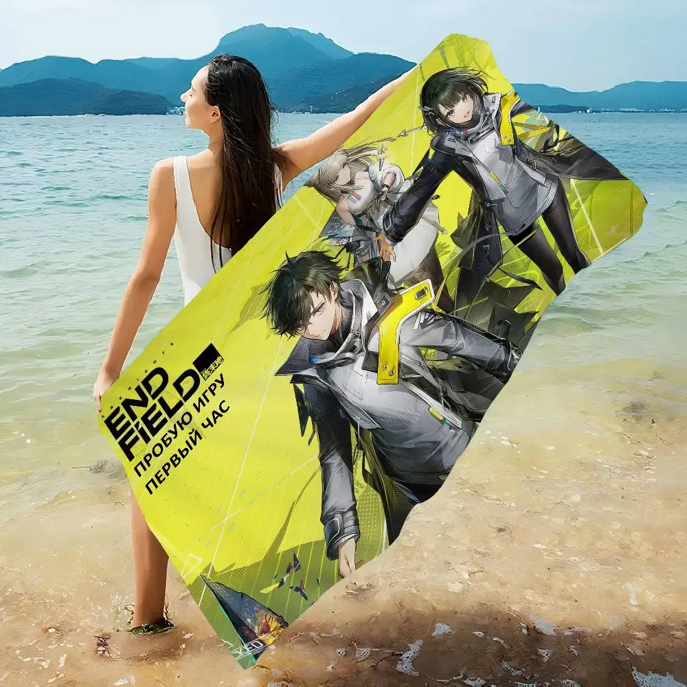 RPG Game A-Arknights Tower defense strategy Bath Towel Microfiber Soft Water Absorbing Breathable For Kids Beach Towel