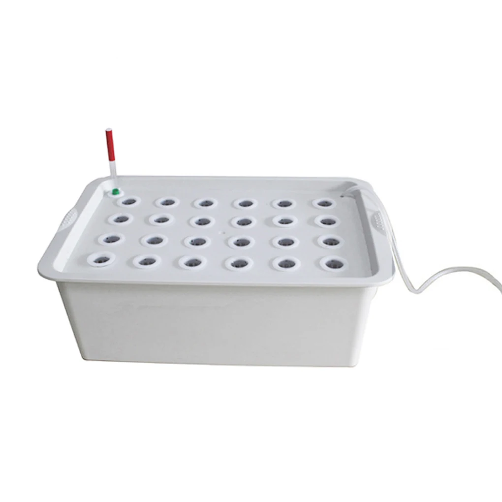 

Indoor Hydroponics Growing System Kit 24 Holes Plant Site Set Seedling Vegetables Plant Cultivation Grow Box