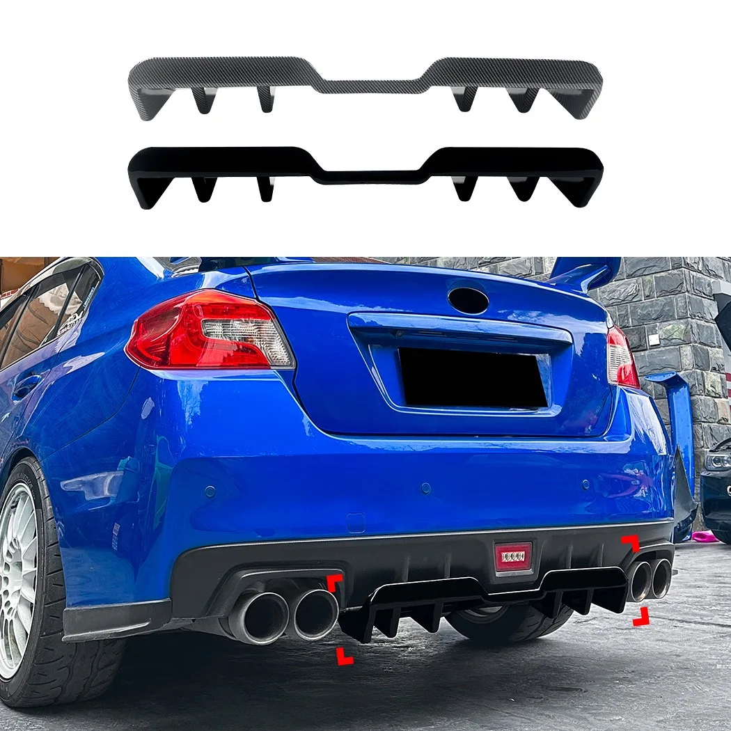 

Задний сплиттер-диффузор для Subaru WRX STI 2015-2021, автомобильные аксессуары, спойлер, комплект кузова, бампер, губа