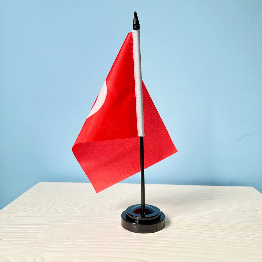Bandera de Turquía para escritorio de poliéster - imagen 5