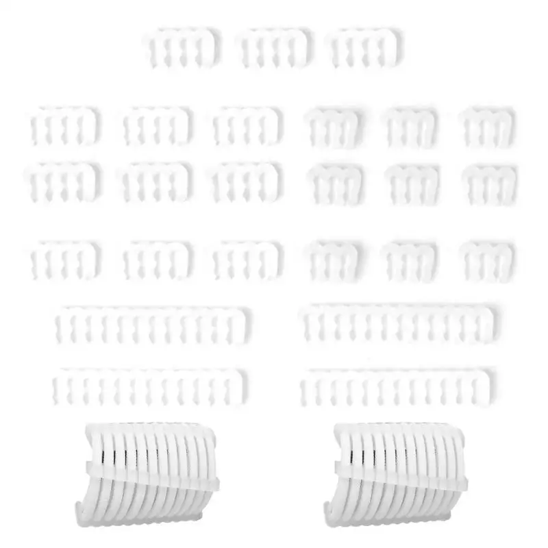 24 ชิ้นสายหวี Clamp สายคลิป Organizer ATX 24Pin CPU 8Pin 6Pin คอมพิวเตอร์การจัดการสายไฟคลิปแขนยาว Cable Manager