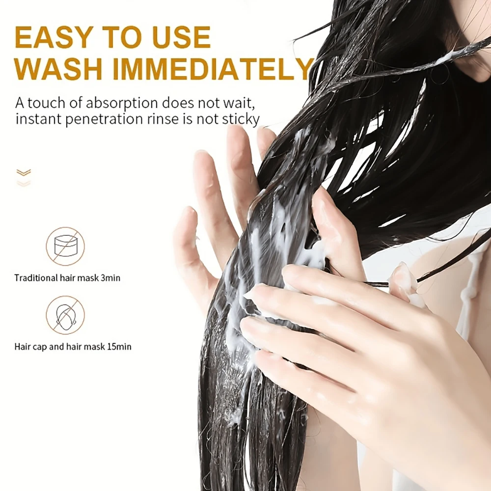 Deep Repair Damaged Dry Hair-collagen Conditioning Intense Hydrating Hair Mask Essence Keratin Conditioner for All Hair Types
