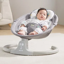 Bluetooth Remote Control Music Baby Trampoline Automatic Swing Baby Electric Rocking Chair Rocker