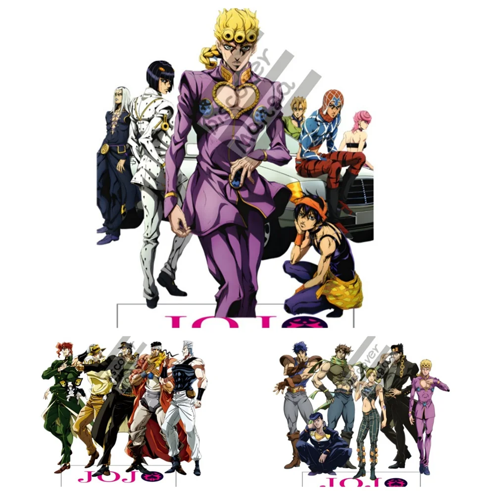 

15CM Anime Golden Wind JOJO Acrylic Stand Model Cosplay Characters Ornament Accessories Good Collection Gifts