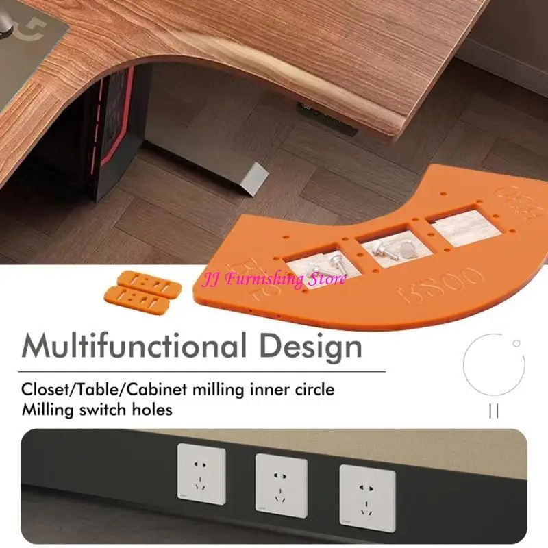 

A9LB Router Corner Radius шаблон шаблон шаблон шаблон угловой радиус радиус джиг высокая твердость