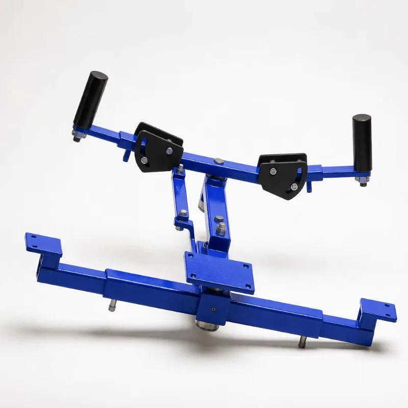 Fully automatic hydraulic centering belt misalignment correction device for mining applications, fixed mechanical conveyor