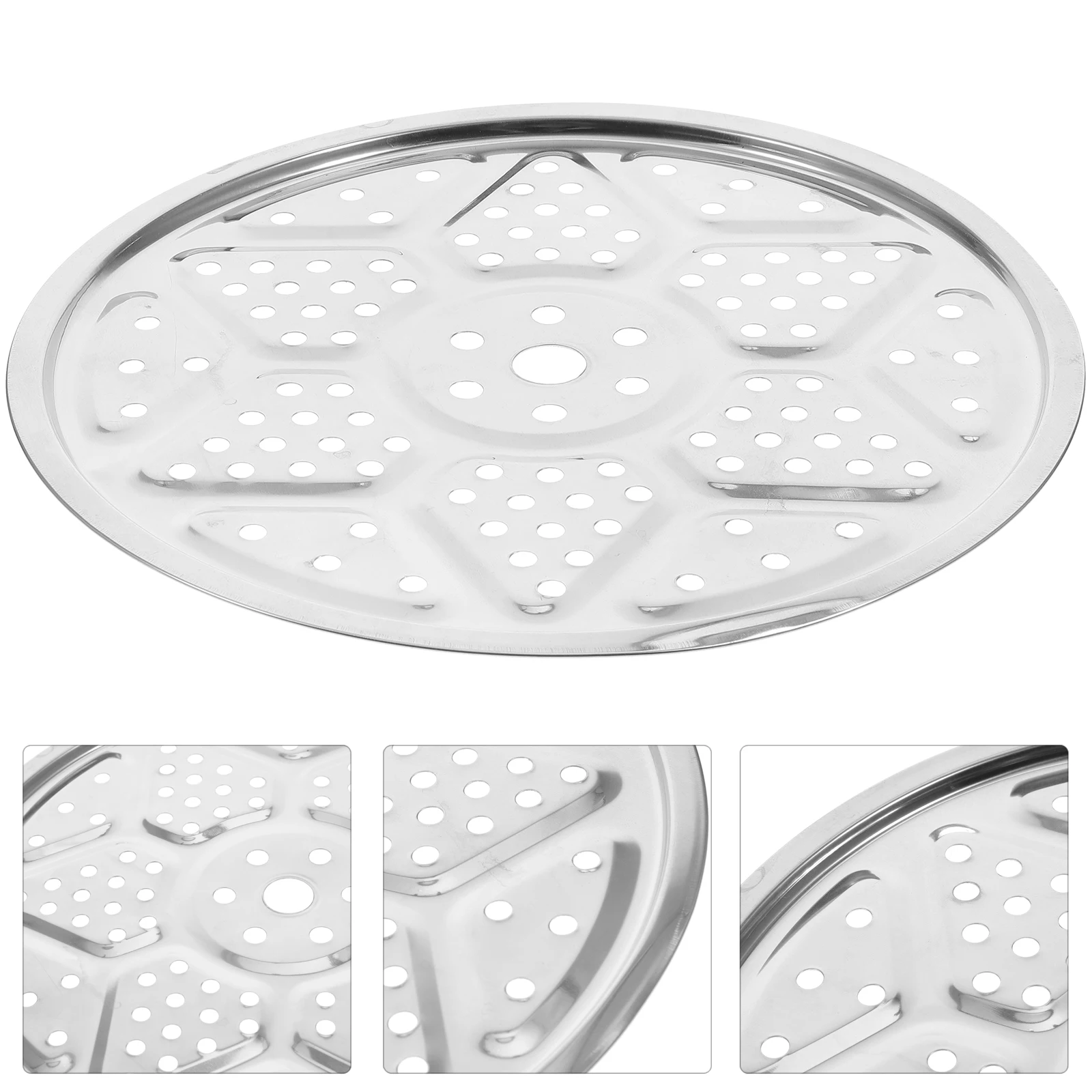 

26 Cm Stainless Steel Steamer Rack Pressure Canner Canning Compatible Cooker Stockpot Pans Fast Heating Easy Cleaning